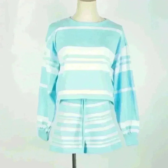 KNITTED CROP TOP AND SHORTS SET - Picture 6 of 7